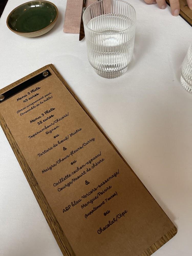 Bistrot de Saint Agnan - Menu Image 1